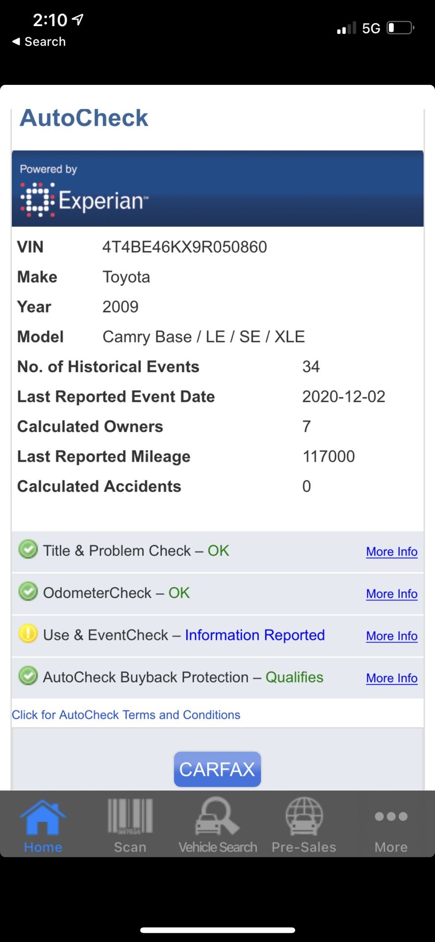 2009 Toyota Camry