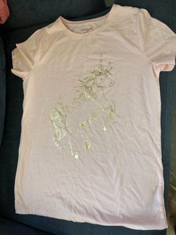 Cat & Jack Girls Pink Unicorn T-Shirt