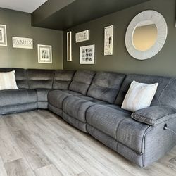5 Piece Reclining Sectional