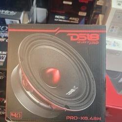 DS18 PRO-X6.4BM 6.5” Mid-Range Loudspeaker with Bullet 250 Watts RMS, 500 Watts Max Power, 4-Ohm - 6.5 inch Car Speakers for Pro Audio Builds