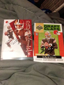 Shedeur Sanders autograph rookie card NFL lot Cleveland Browns Colorado
