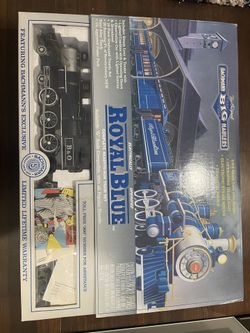 Bachmann B&O Royal Blue Train Set 