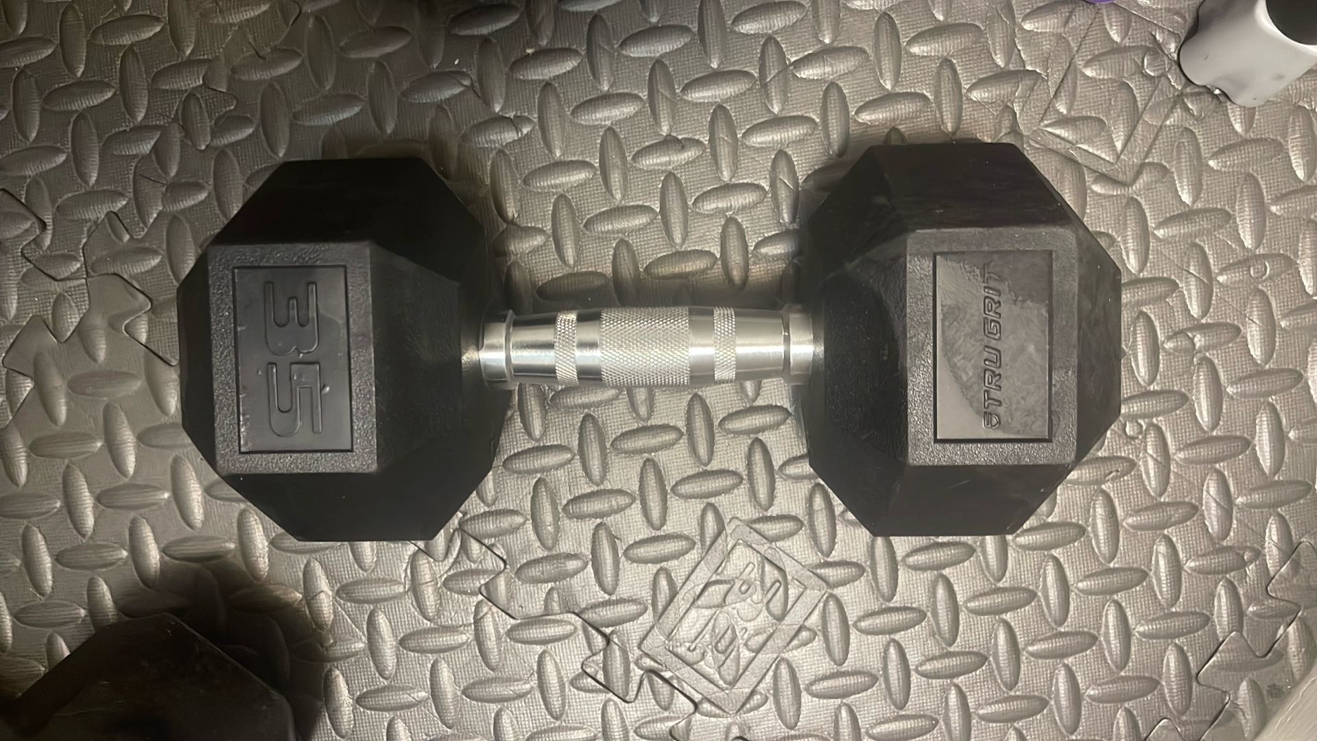 One 35 Pound Dumbbell
