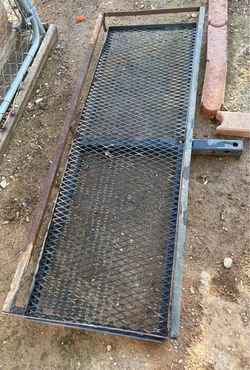 Heavy-Duty Hitch Cargo Carrier / Utility Rack – Steel Mesh