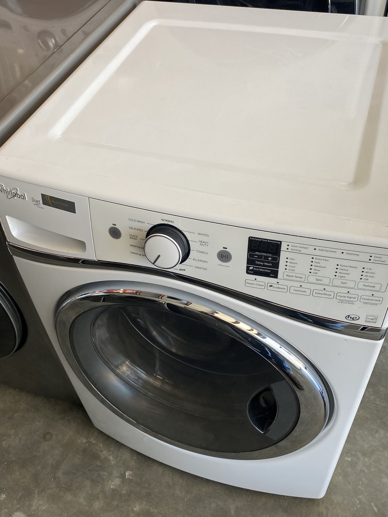 Front Load Whirlpool Washer High Effiency 