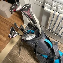 Women’s Golf Club Set – Callaway, Ping, Titleist & Cleveland + Stand Bag