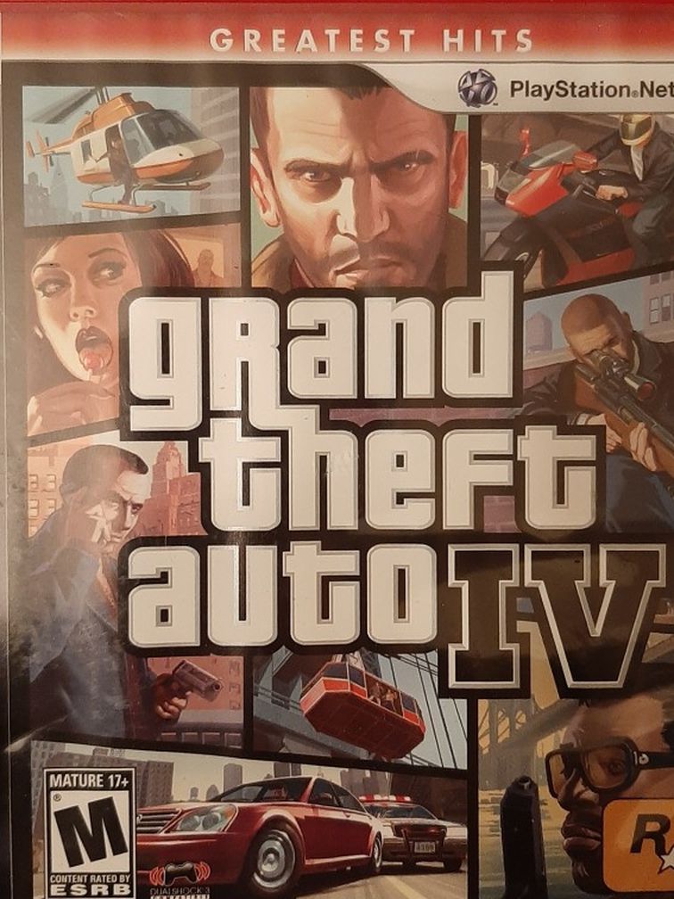 Grand Theft Auto IV 4 Sony PlayStation 3 Greatest Hits PS3 Game