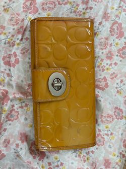 Free stained coach wallet