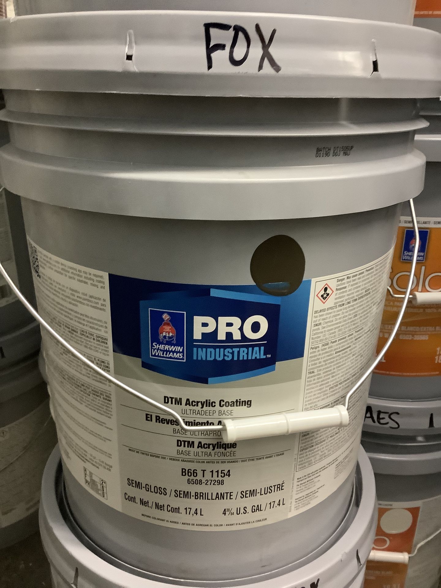 Acrylic DTM Paint (Black Fox)