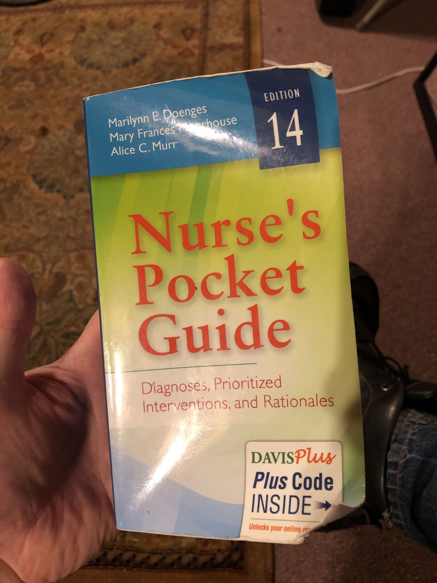 Nurse's Pocket Guide: Diagnoses, Prioritized Interventions and Rationales 14th Edition