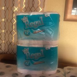 Regal Soft Bath Tissue /12 Double Rolls .$5 per Pack