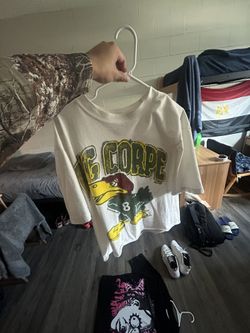 Cropped Kansas College Graphic Tee (large)