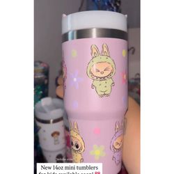 KIDS LABUBU 14OZ MINI TUMBLER STRAW CUP