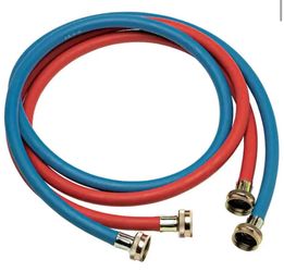 Everbilt 3/4 in. FHT x 3/4 in. FHT x 60 in. Washing Machine Fill Hose Pair @X4-417