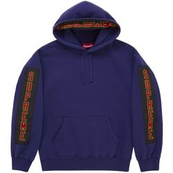 Supreme Woven Patches Hooded Sweatshirt
