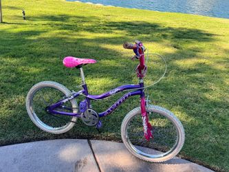 Avigo Sapphire Kids’ Bike – Purple & Pink – $45  Beautiful purple and pink Avigo Sapphire kids’ bike in good condition. Everything works great! Featur