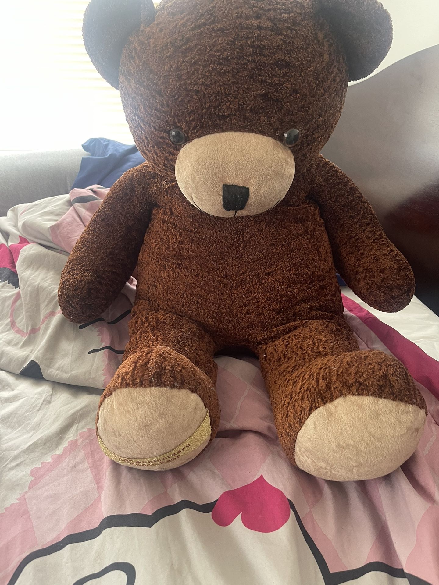 Human Medium Size Brown Plushy Teddy 