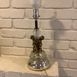 Vintage  Cheryl Brass Lamp 17” 