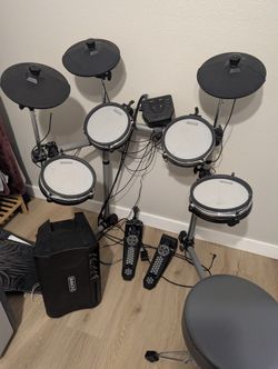 Simmons SD350 Electronic Drum Kit + Simmons DA2108 Pro Drum Amp – Complete Setup!