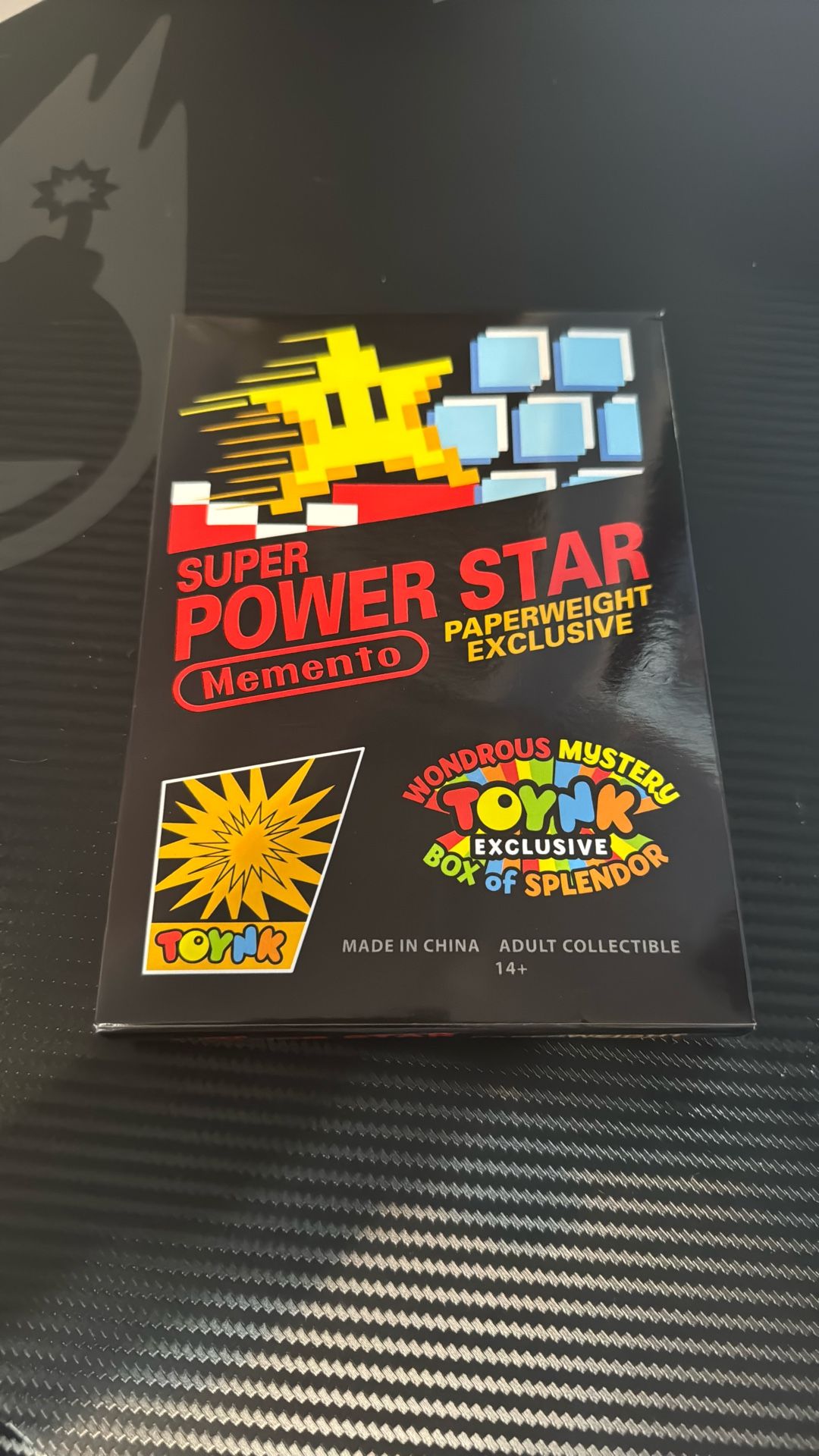 Super Mario Power Up Star Toynk Exclusive Paper Weight Nintendo