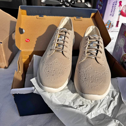 Cole Haan beige & gold - women’s tennis shoes size 7 1/2, 8 1/2