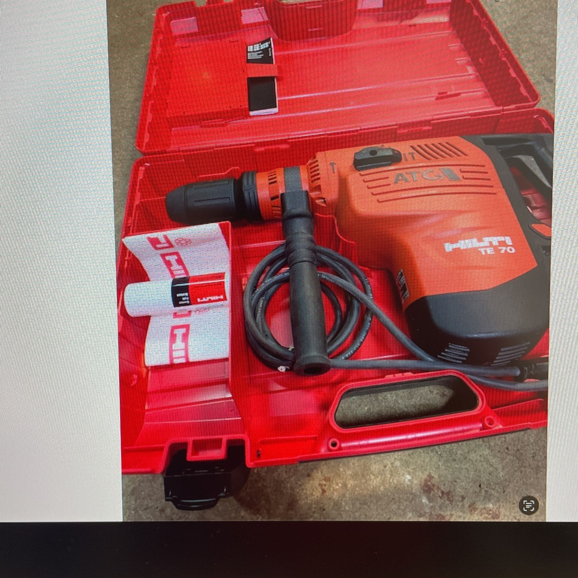 Hilti NEW TE 70ATC Chipping Hammer/Drill for Sale in Woodinville, WA