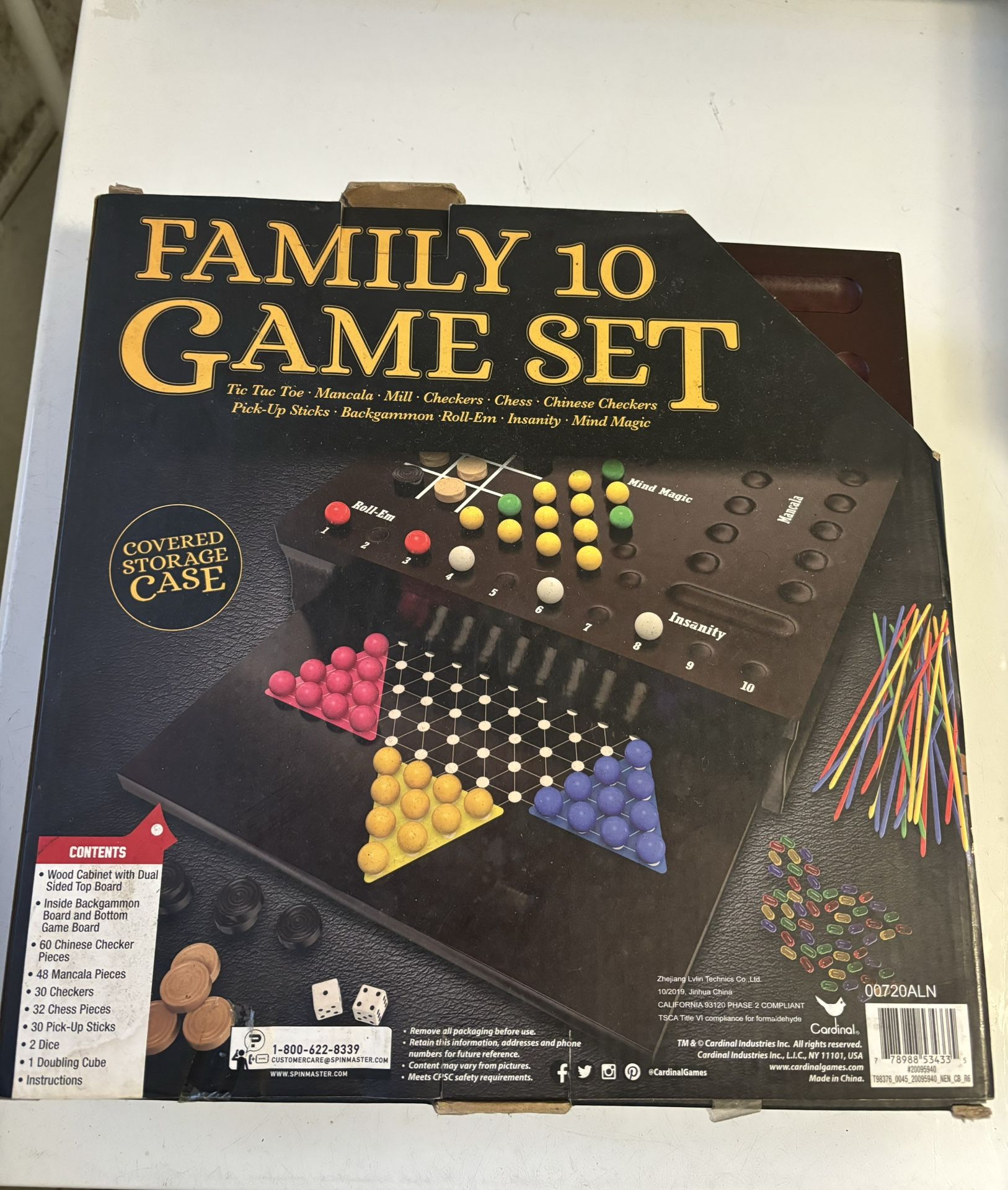 Family 10 Game Set (used) (missing Pieces) (Check Description)