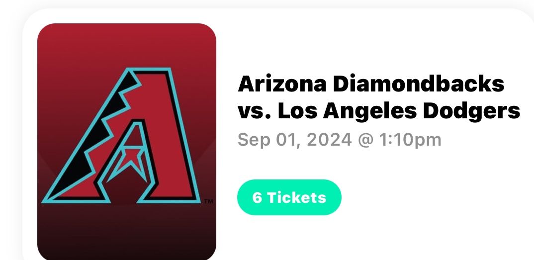 Tickets For September 1,2024