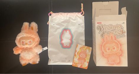 Pop Mart Labubu Big Into Energy Authentic Keychain Plush Happiness