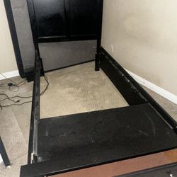 Single Bed With Frame, Bed & Box Spring