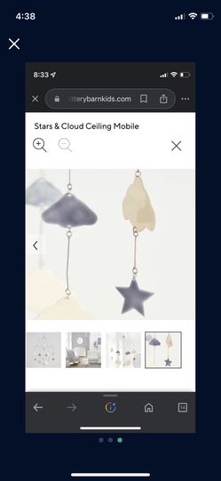 Pottery Barn Stars & Clouds Mobile