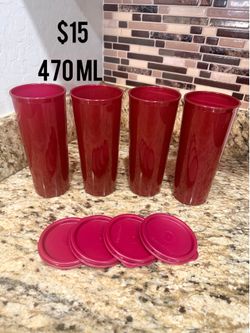 Tupperware Cups with Lids