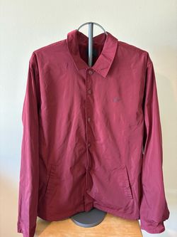 Obey Burgundy Coach Jacket