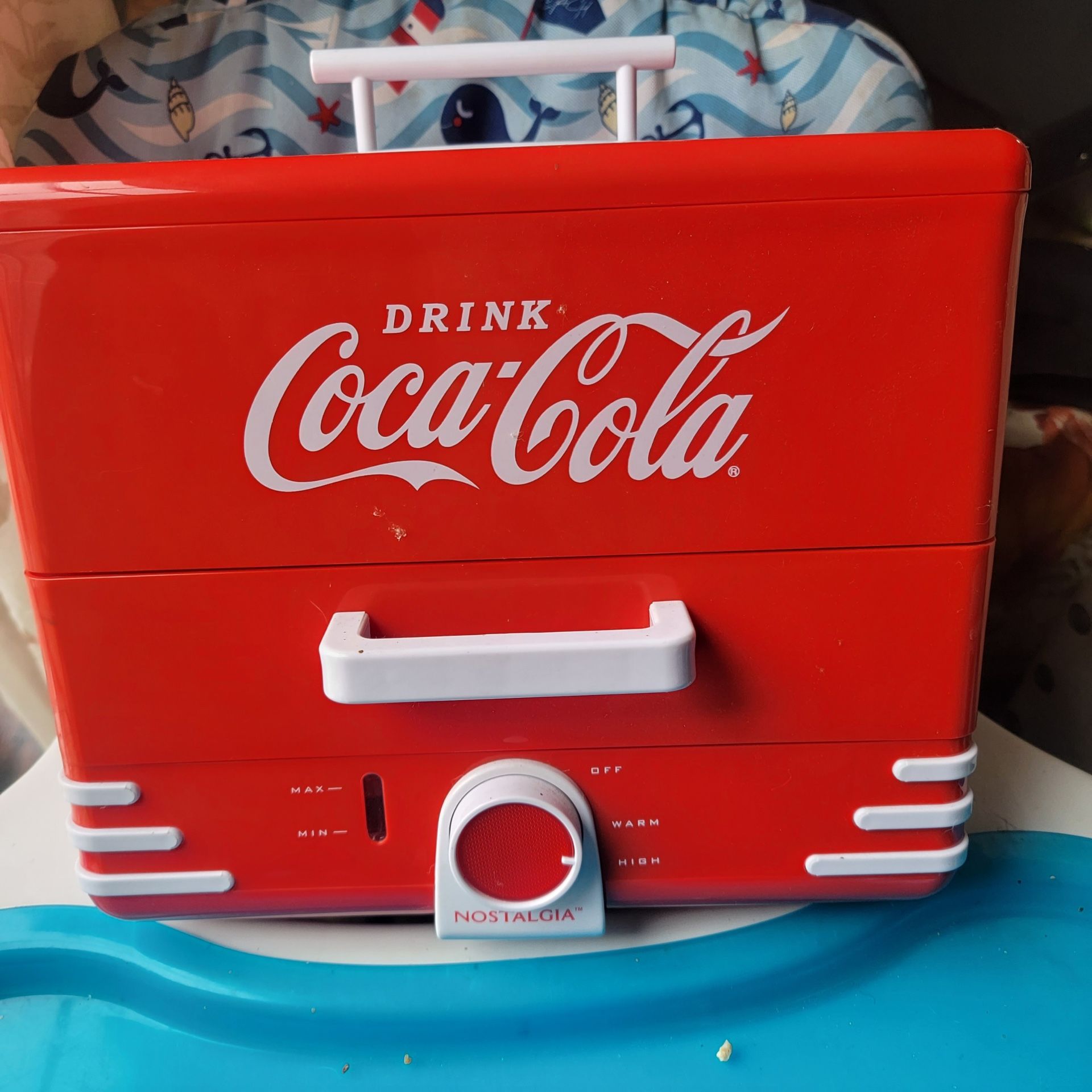 Extra Large Diner-Style Coca-Cola Hot Dog Steamer and Bun Warmer, 24 Hot Dogs