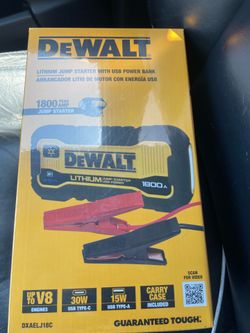 DeWalt 1800 Jump Starter 80$