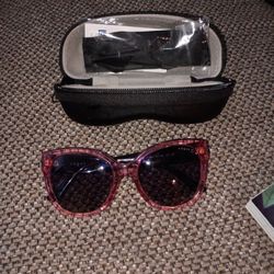 Women's Pink Cateye Vogue Sunglasses 