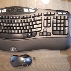 Logitech Wireless Keyboard With Mouse