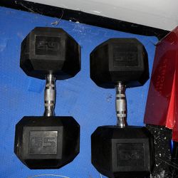 65lb Dumbbells for Sale in Cleveland, TX