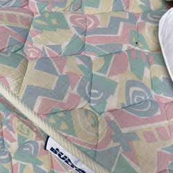 Twin Bed, Mattress And Box 