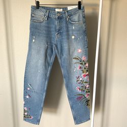 Zara Embroidered Jeans for Sale in Anaheim, CA OfferUp