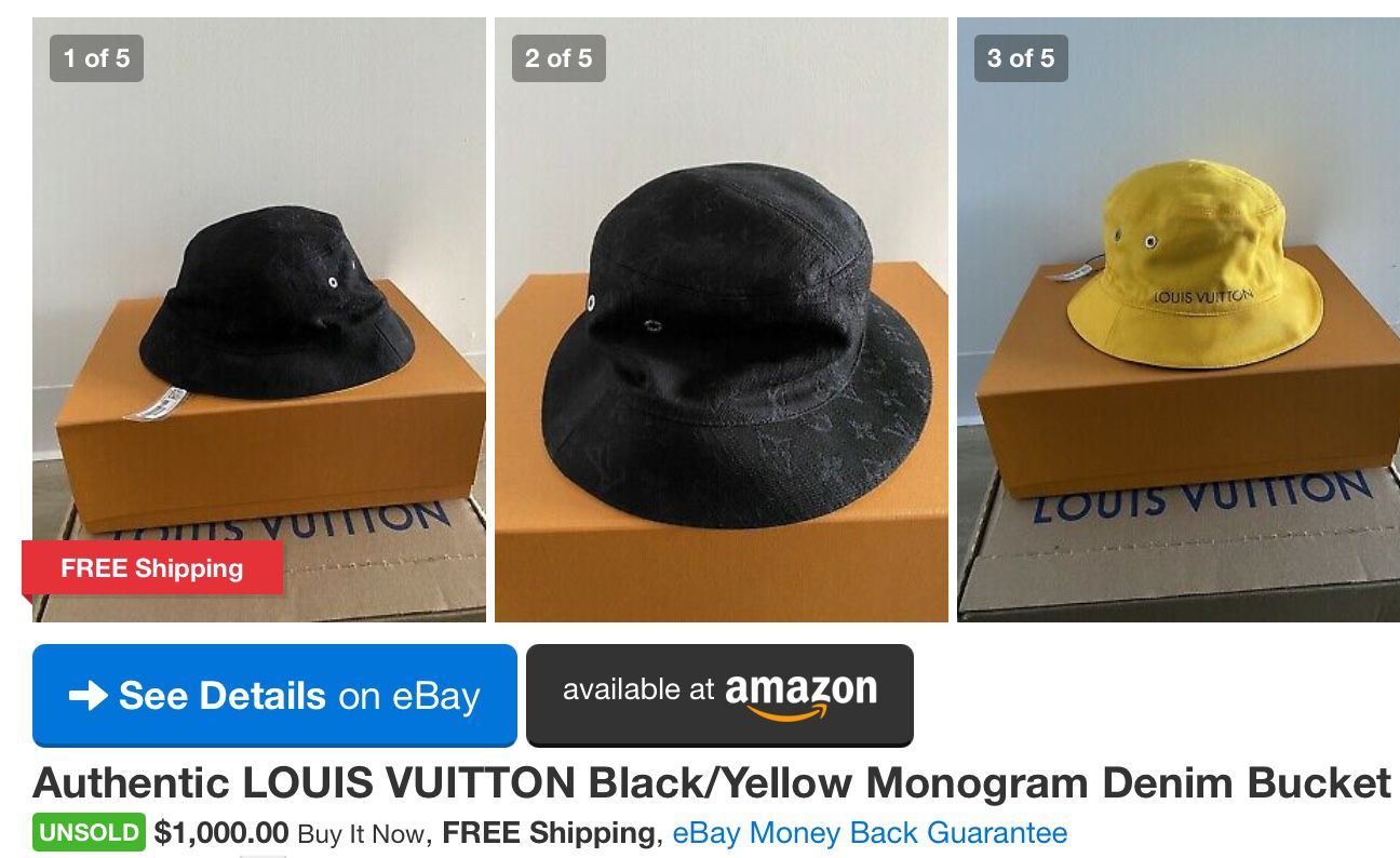 Louis Vuitton LV Match Bucket Hat Blue for Sale in Lake Elsinore, CA -  OfferUp