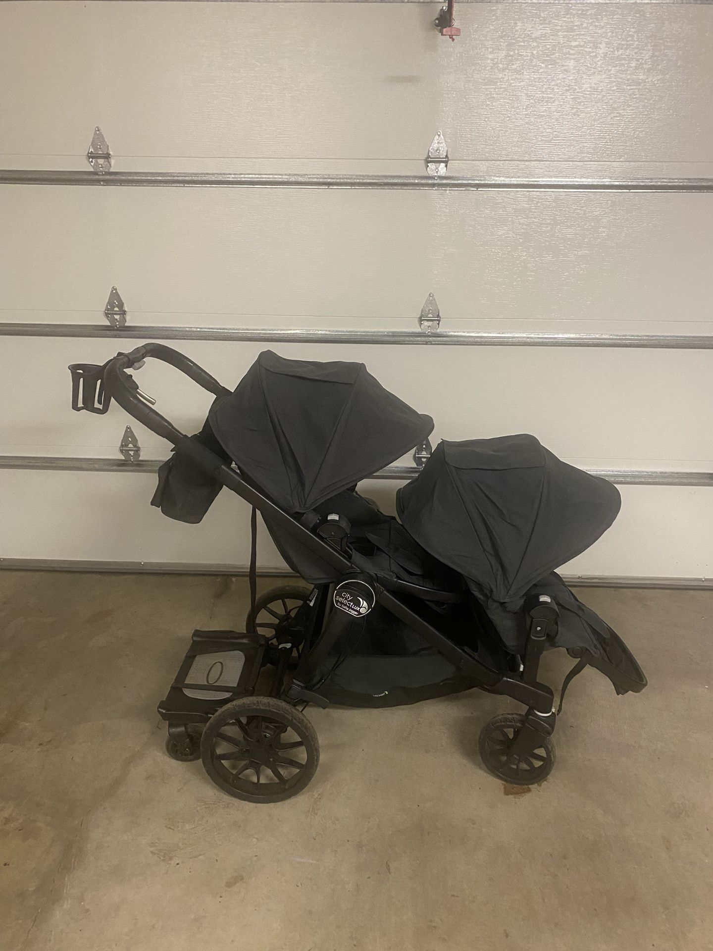 Baby Jogger City Lux Double Stroller w/ accessories $600