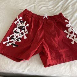 Amiri Bones Swimshort in Red BNWT SZ L