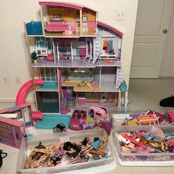 Whole Lot Barbie House, Barbie’s And Accessories 