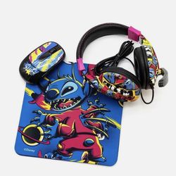 DISNEY LILO & STITCH Headset / Wireless Mouse / Mousepad