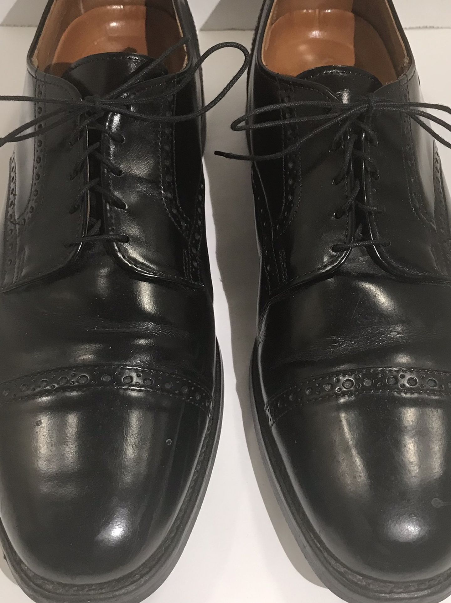 Allen Edmonds Men’s Black Leather Dress Shoes Sz 12C Comfort Sole