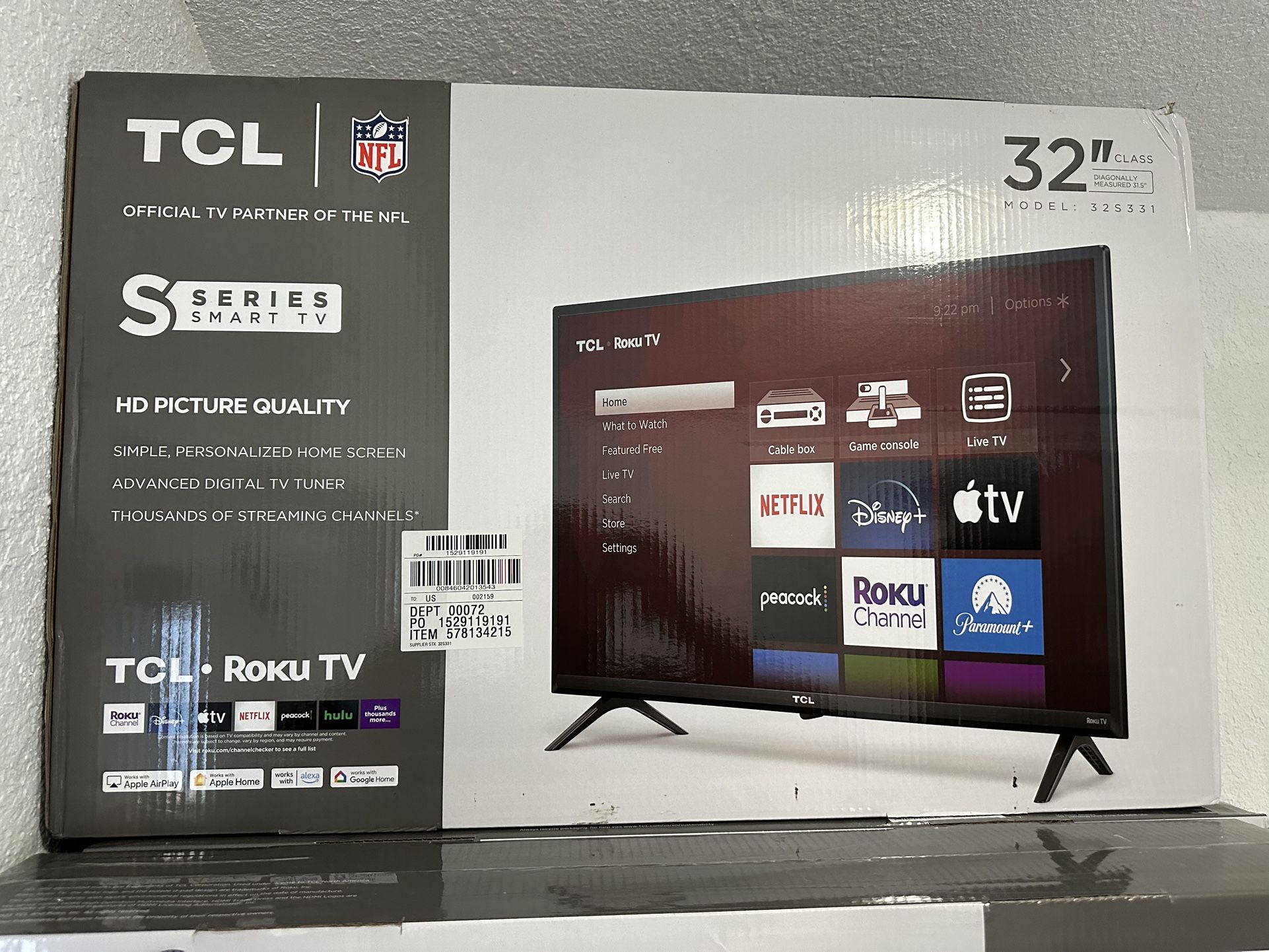 TCL 32 Roku TV  10 units are sold all together