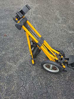 Sun Mountain gold push cart