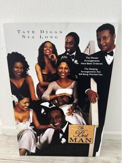 Best man canvas 24 x 36