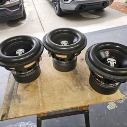 3 Custom Built Skar Zvx 12's